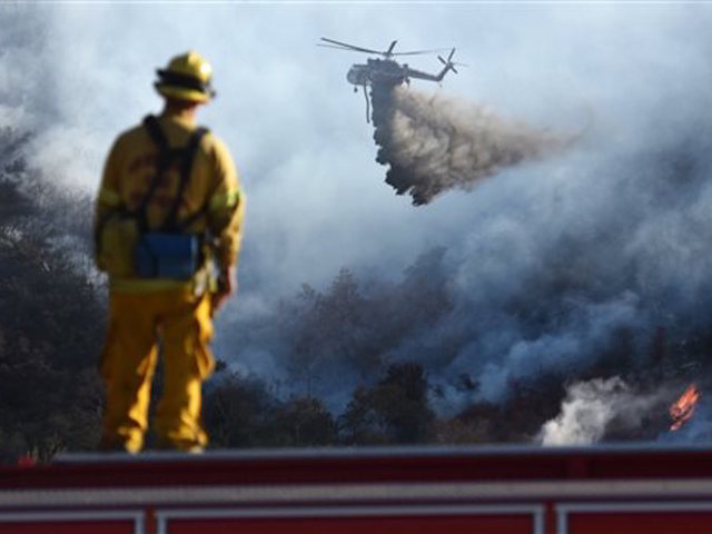 Crews make major gains against Southern California wildfire