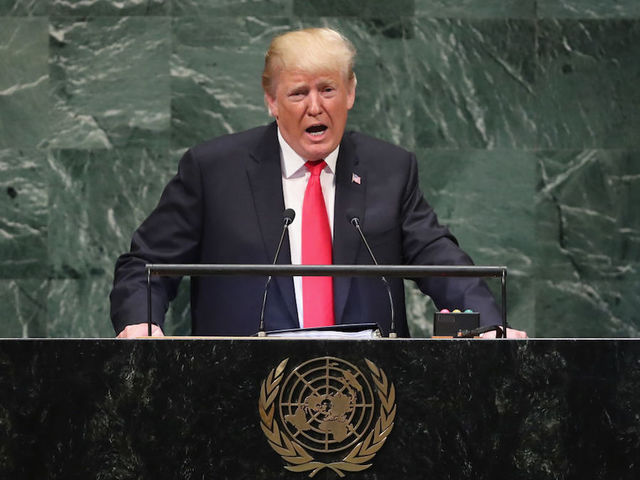 World leaders respond with laughter after President Trump compliments his own administration