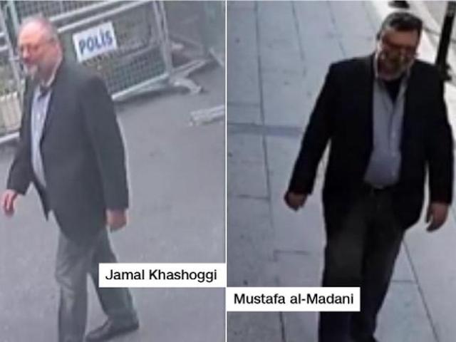 Surveillance footage: Saudi operative in Khashoggi's clothes after he was killed, source says