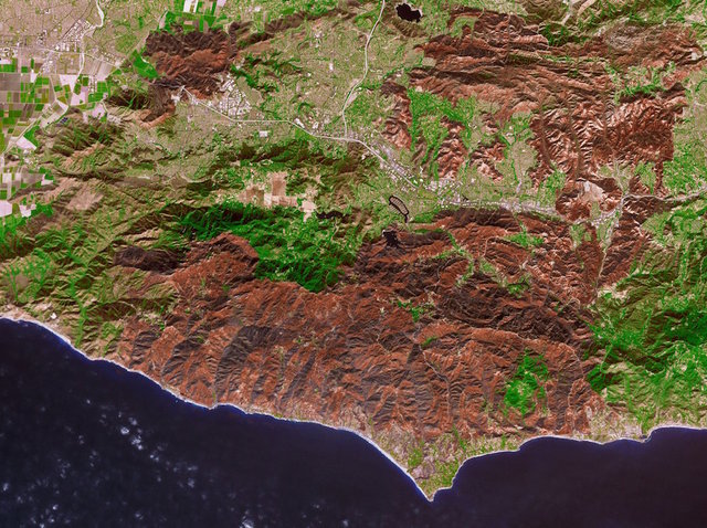 Woolsey Fire in California 100 percent contained; burn marks visible from space